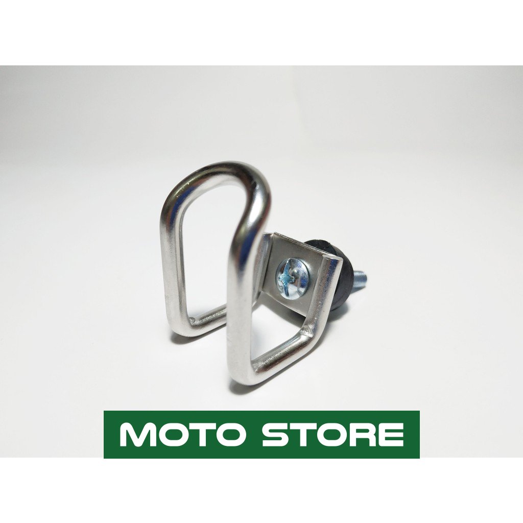 Móc treo đồ xe máy Titan/trắng ( giá 1 cái)