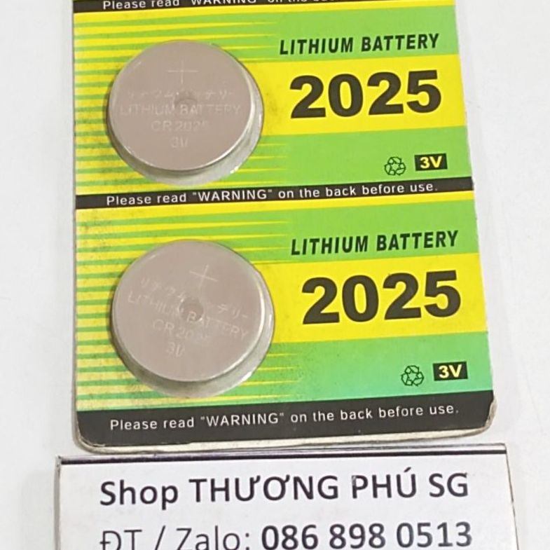 Pin GoLi Lithium Battery CR2025, 2025 - 3V (Cmos 2025)