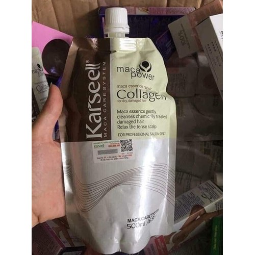KEM Ủ TÓC PHỤC HỒI COLLAGEN KARSEELL MACA 500ML