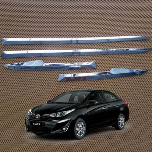 Bộ 4 nẹp viền sườn xe VIOS 2019-2020 mạ crom