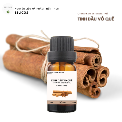 [HCM]Tinh dầu Vỏ Quế Ấn Độ nguyên chất