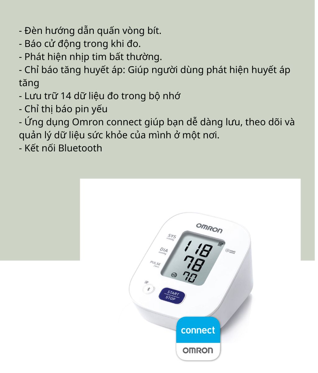 Máy đo huyết áp bắp tay Omron HEM 7142T2