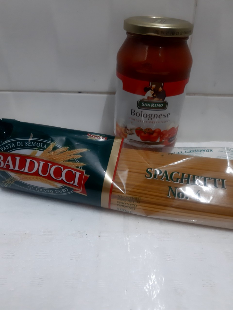 Sốt mỳ ý San Remo + Mỳ spaghetti 500g