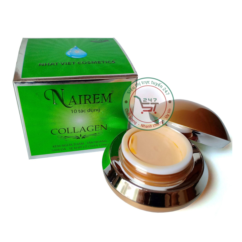 Kem ngừa thâm Nairem ngừa Tàn nhang Sạm da Se khít lỗ chân lông 25g (Xanh)|Siêu thị trực tuyến 247 giá rẻ