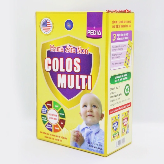 Mama Sữa Non Colos Multi Pedia ( hộp 352g)