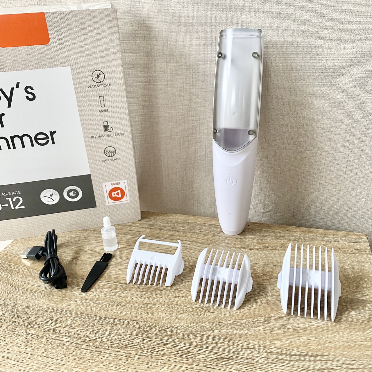 TÔNG ĐƠ CẮT TÓC BABY'S HAIR TRIMMER CHO BÉ (có hút tóc)