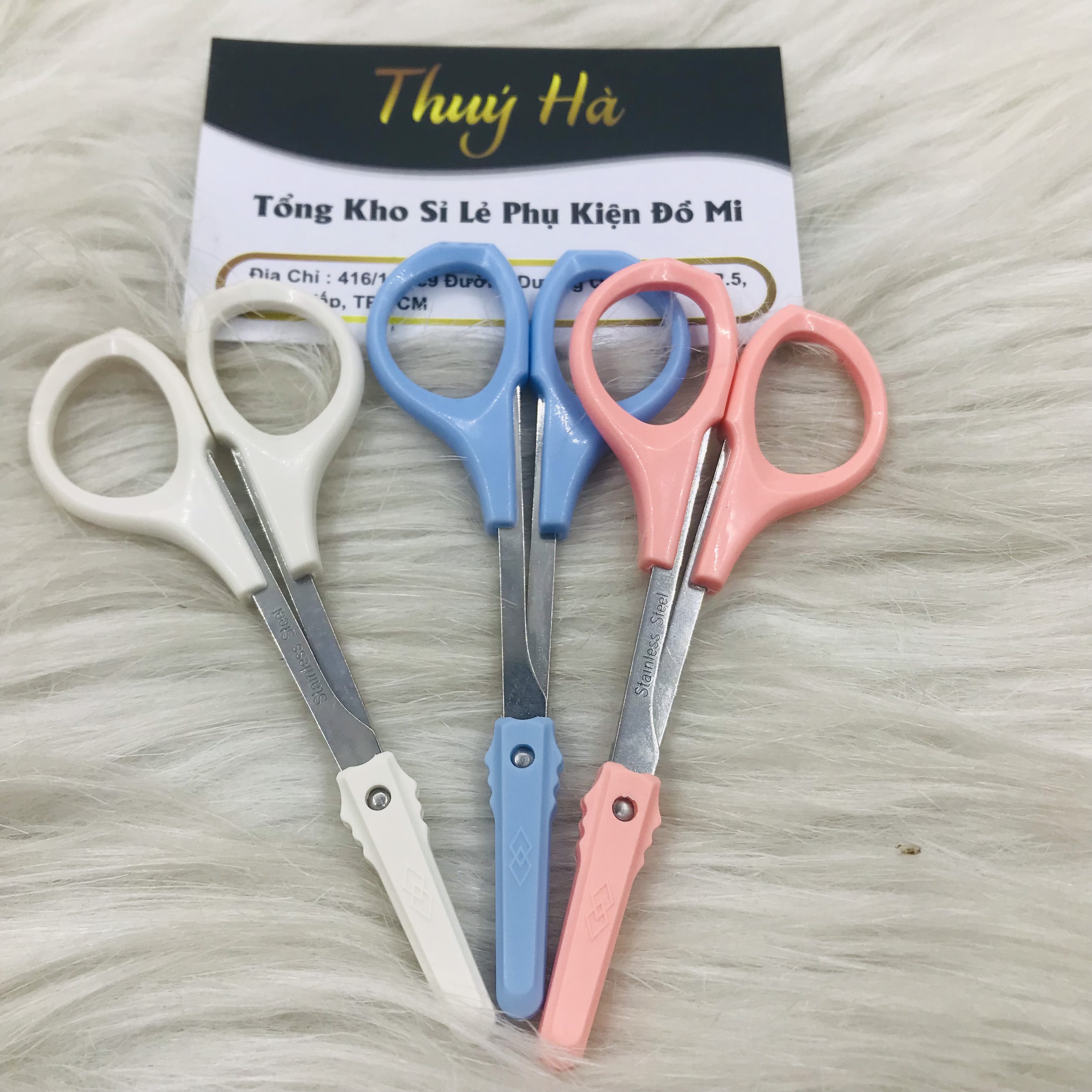 Kéo Cắt Mi - Dụng Cụ Nối Mi - Thúy Hà