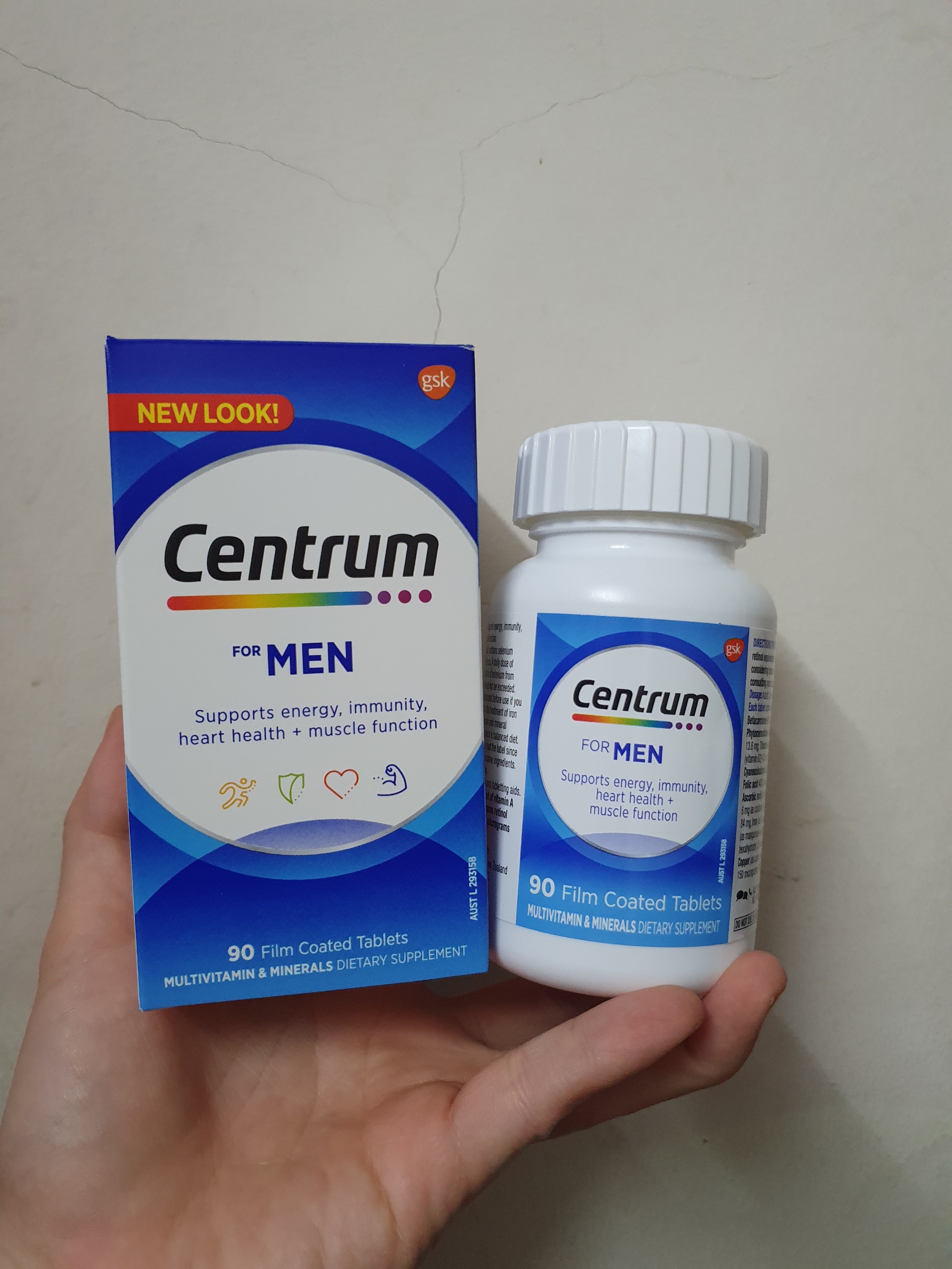 Vitamin tổng hợp dành cho nam, nữ Centrum Úc 90 viên