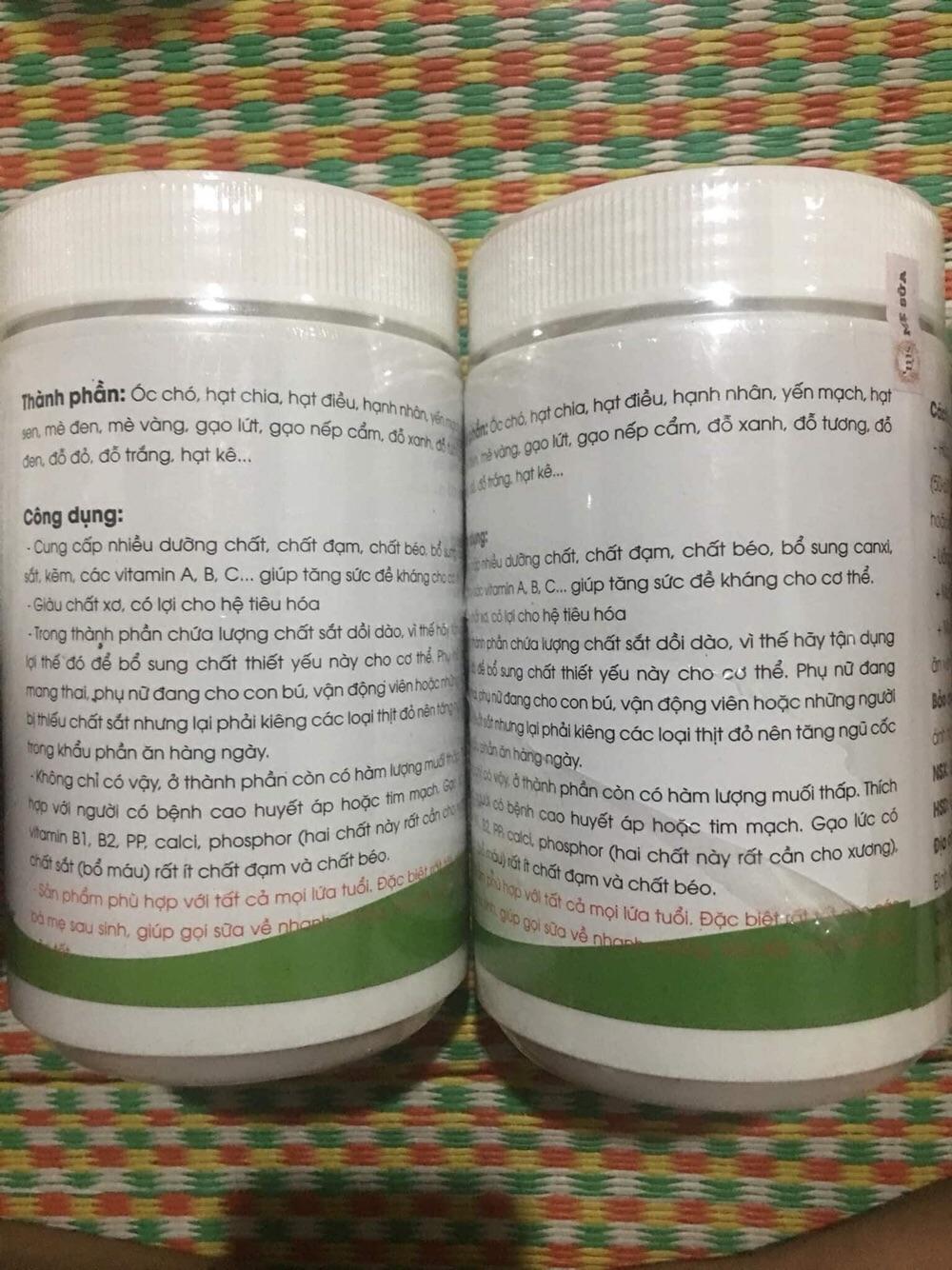 1hộp ngũ cốc