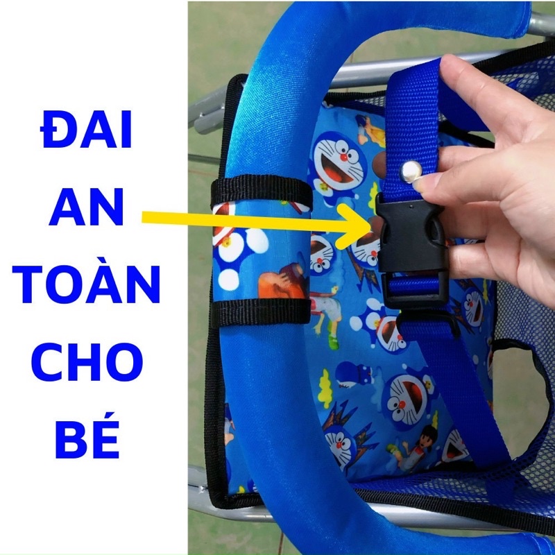 Đai an toàn cho bé đi xe máy ( Gắn trên ghế ngồi xe máy cho bé )