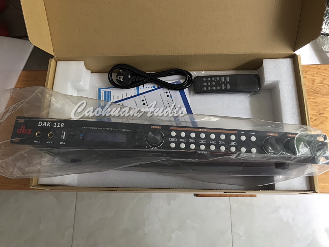 Vang cơ + số DAK118 (echo+reverb)