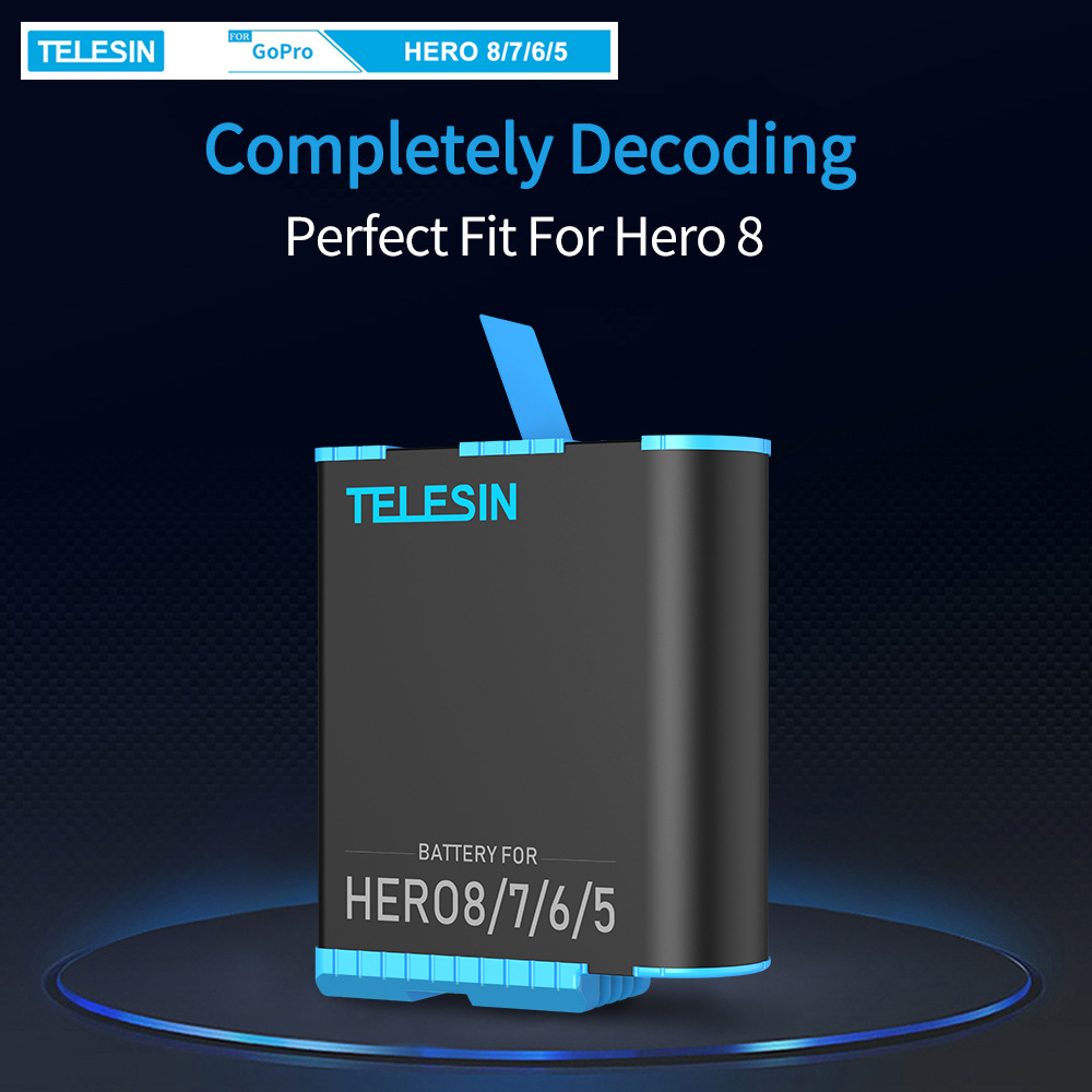 Pin Telesin cho GoPro Hero 8/7/6/5