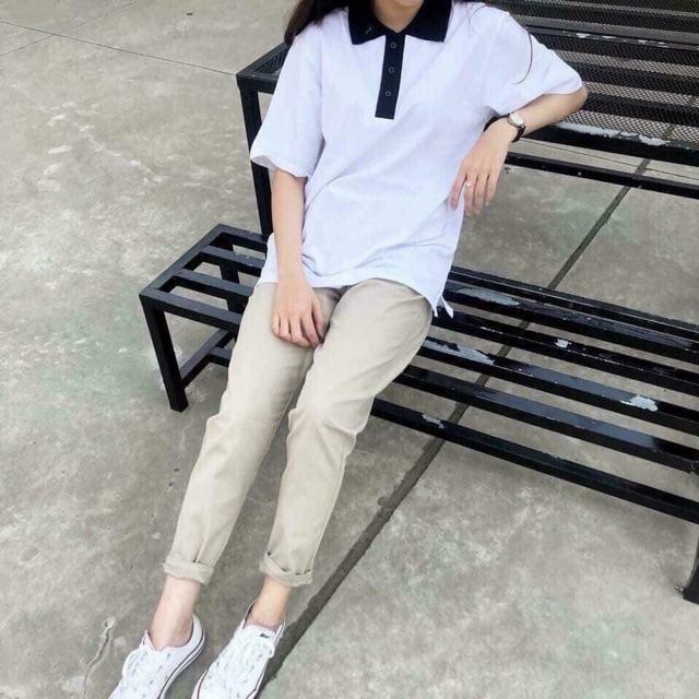 [HCM]QUẦN KAKI NỮ BASIC PANTS LƯNG THUN DÂY RÚT XÁM