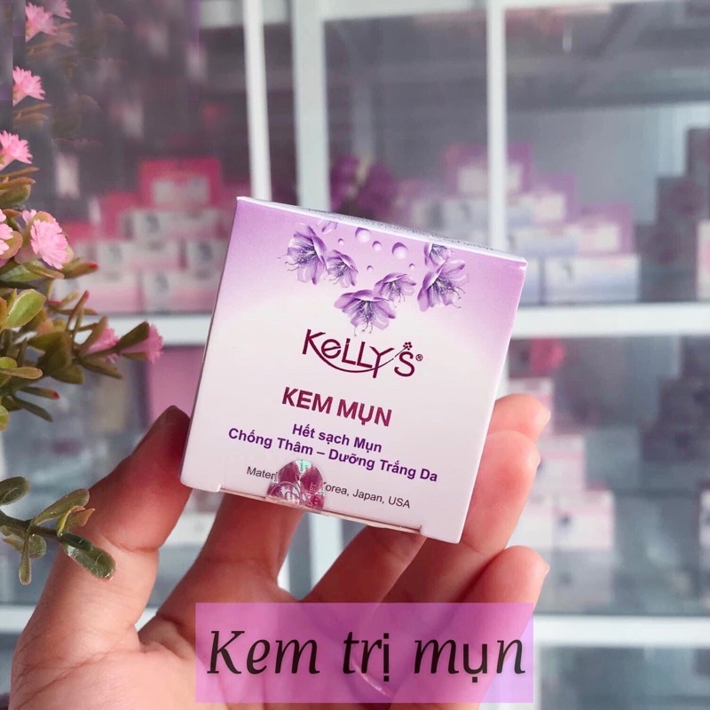 Kem mụn - chống thâm - dưỡng trắng Kelly’s 12g