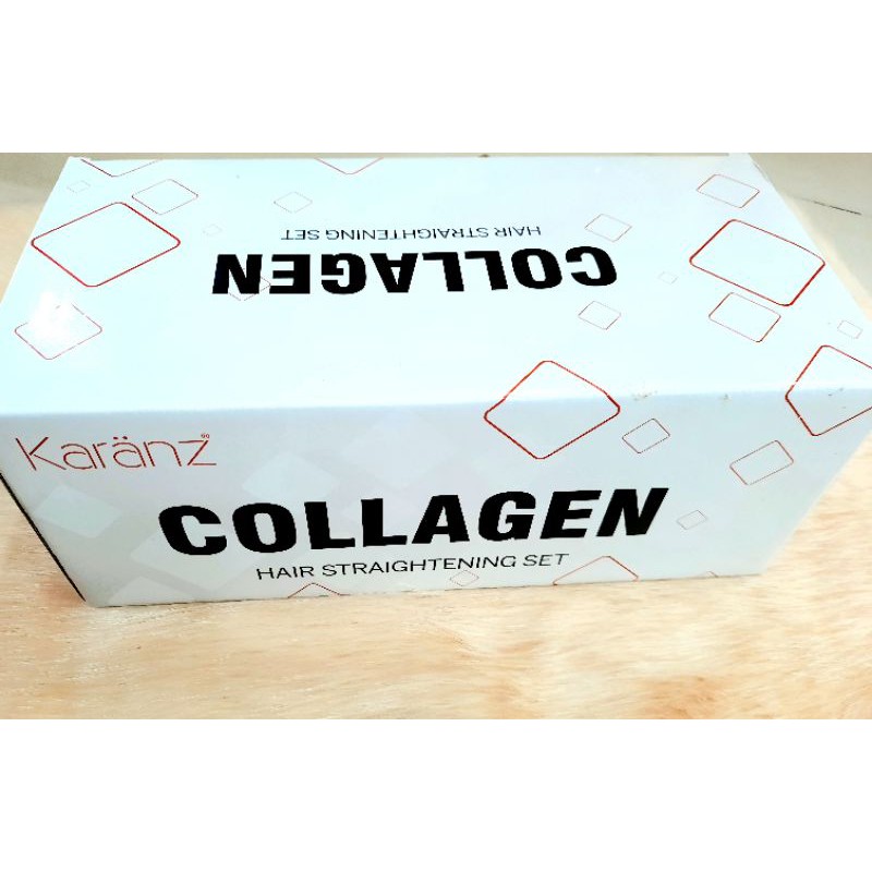 Kem ép duỗi thẳng tóc siêu bóng collagen Karanz 1000ml x2