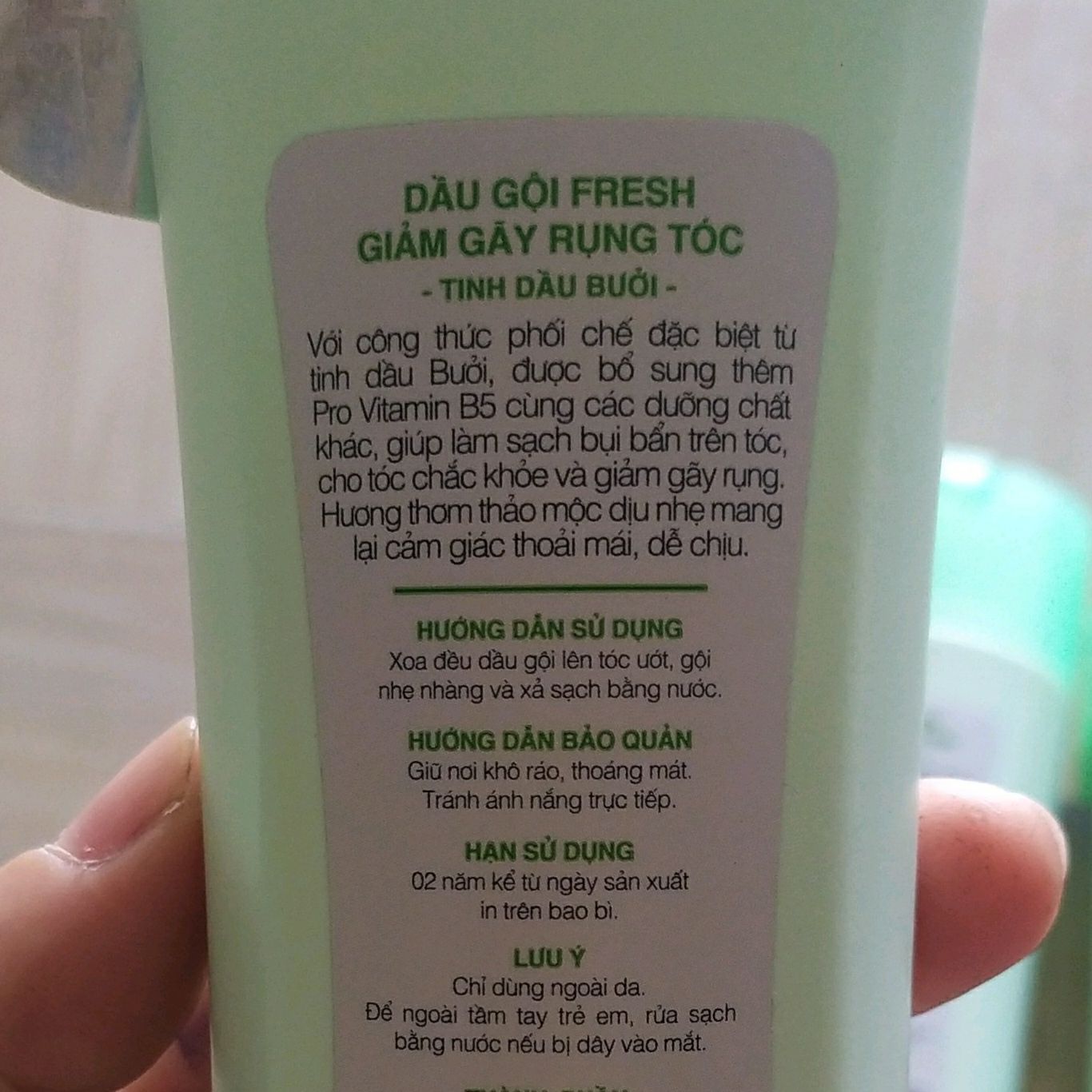 FRESH - DẦU GỘI BƯỞI FRESH 170GAM