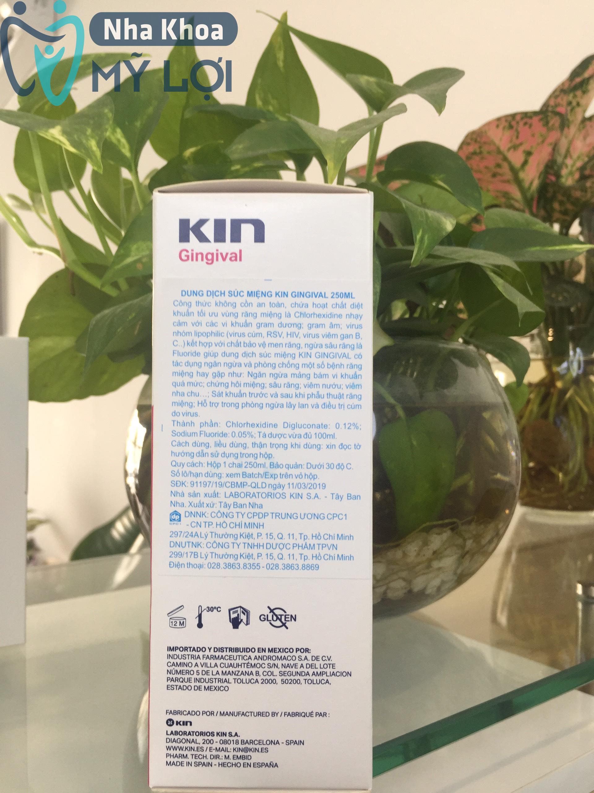 NƯỚC SÚC MIỆNG KIN GINGIVAL 250ML