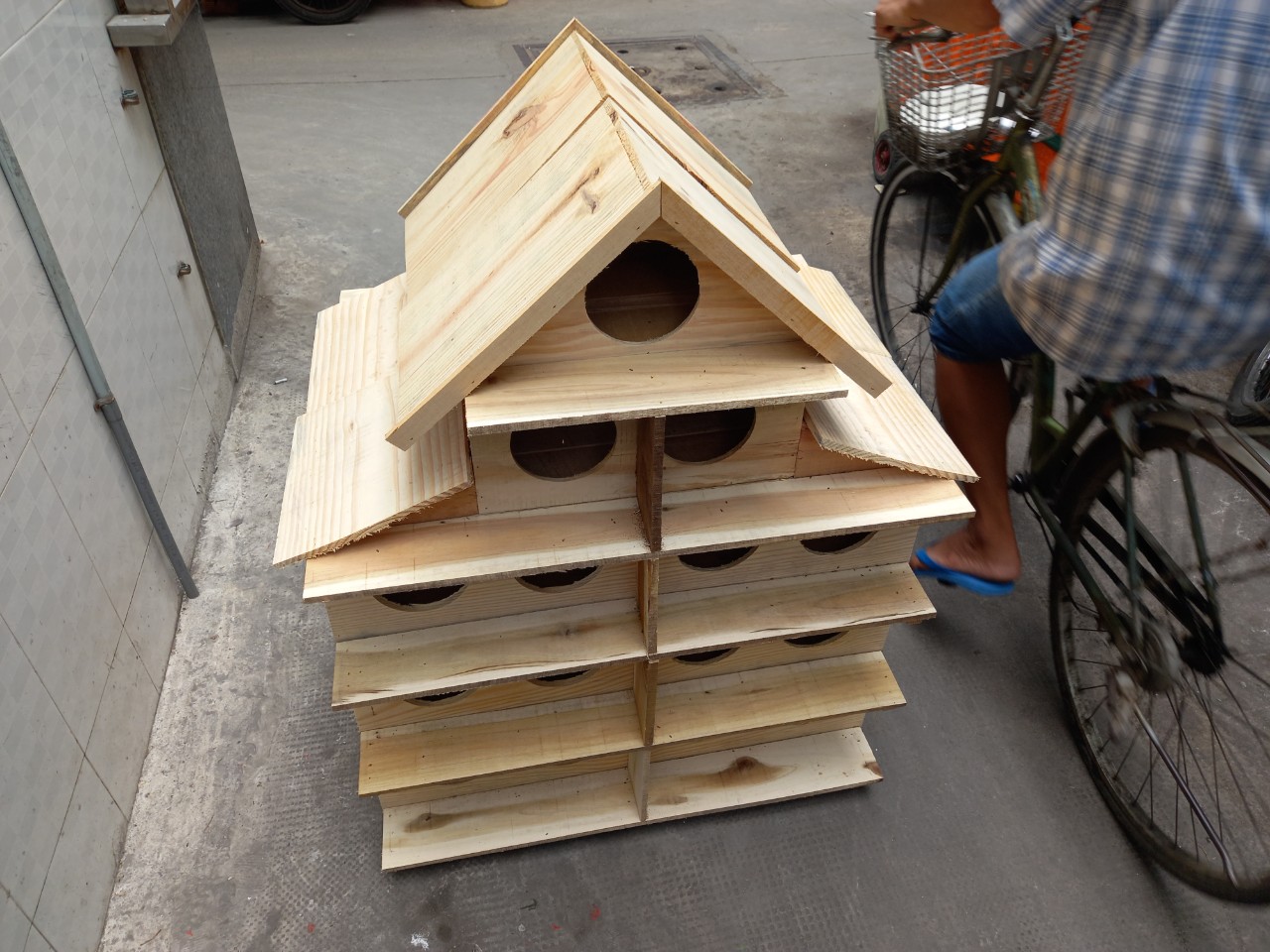 Chuồng Chim Bồ Câu Bằng Gỗ 15 Lỗ