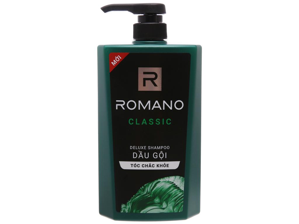 [HCM]Dầu Gội Romano Classic 650g