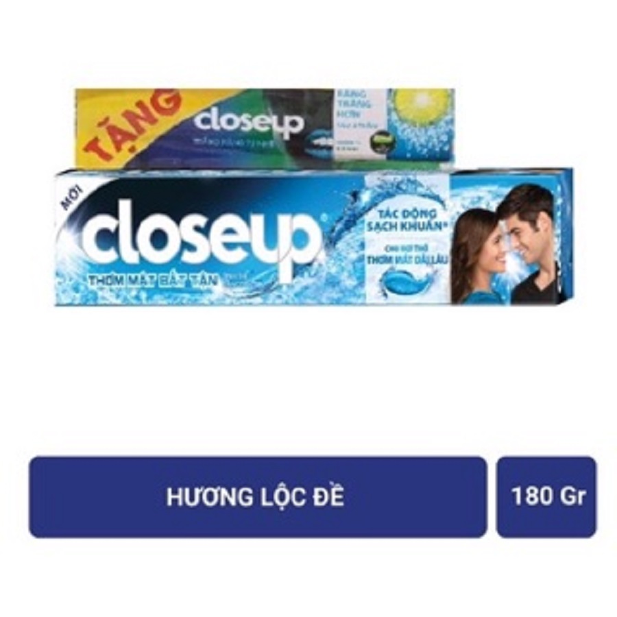 [HCM] - KEM ĐÁNH RĂNG CLOSEUP 180g( tặng tuýp 30g)