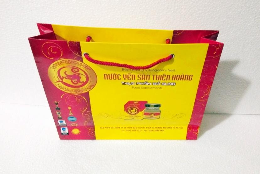 [HCM]Túi giấy Thiên Hoàng đựng hộp yến