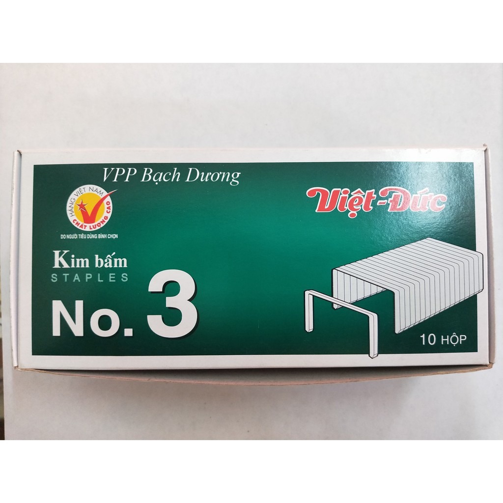 Ghim bấm số 3 - 24/6 Việt Đức Chính Hãng