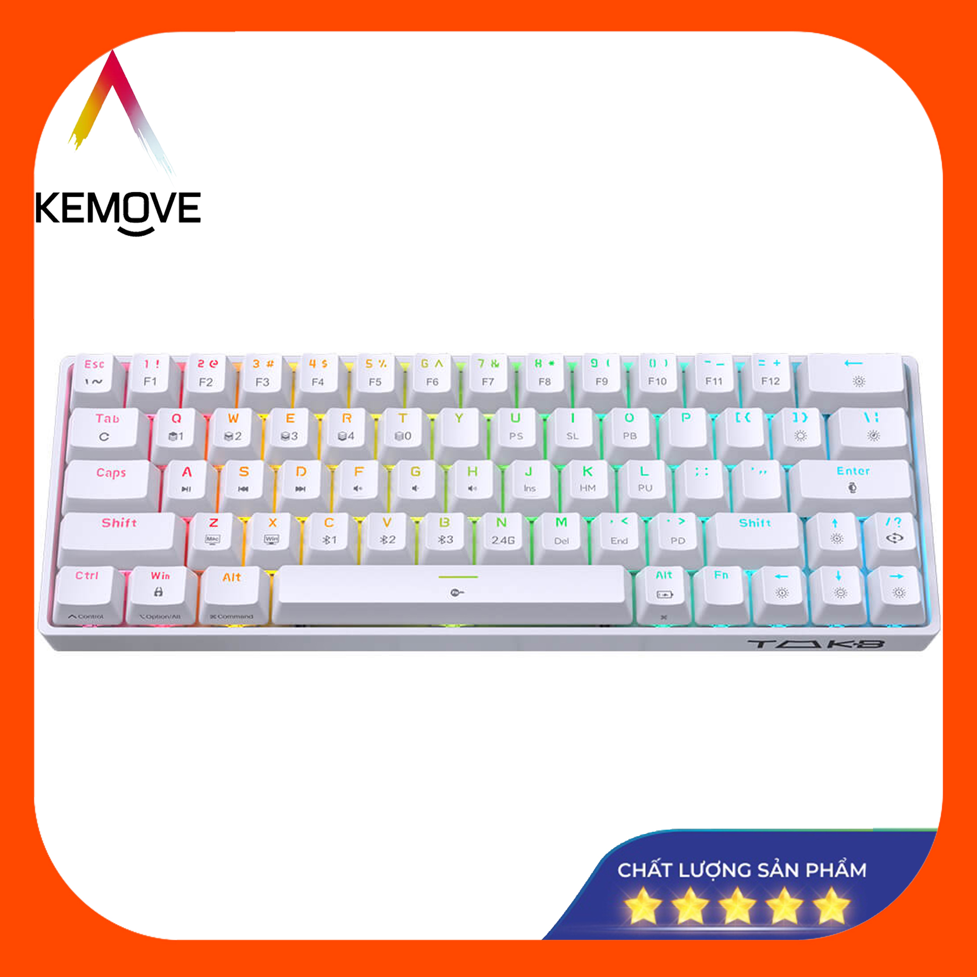 TMKB T63 Wireless Mechanical Keyboard - Kemove Mechanical Keyboard