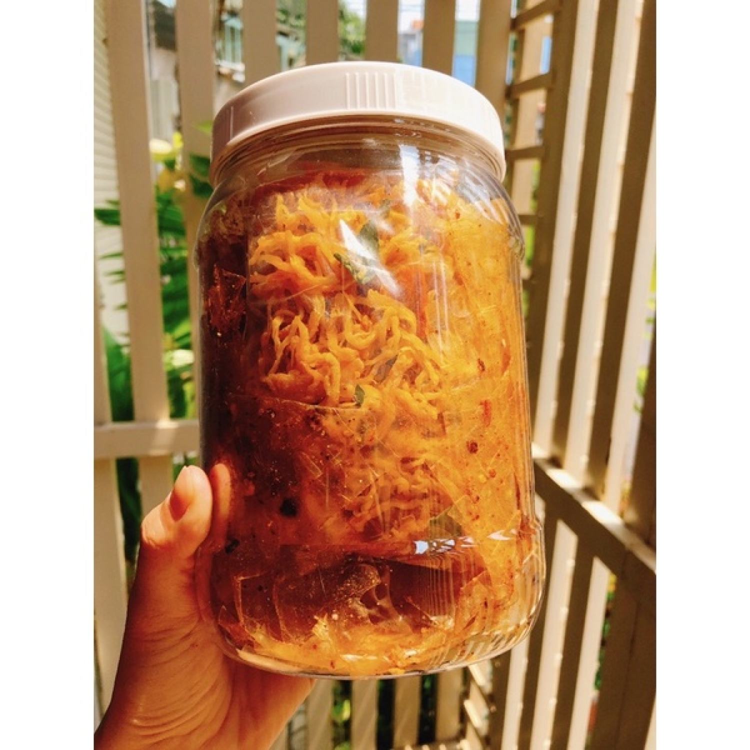 Bánh Tráng Khô Gà - (350gr/Hủ)