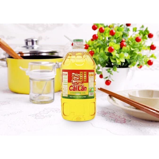 Dầu ăn Cái Lân 5 lít-BẢO ĐẢM HÀNG MỚI