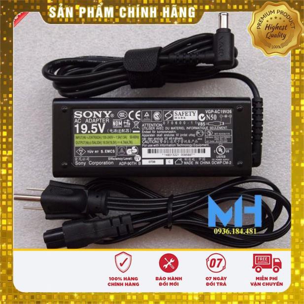⚡️sạc laptop sony 19.5v - 4.7a - 90w zin loại tốt có logo vaio