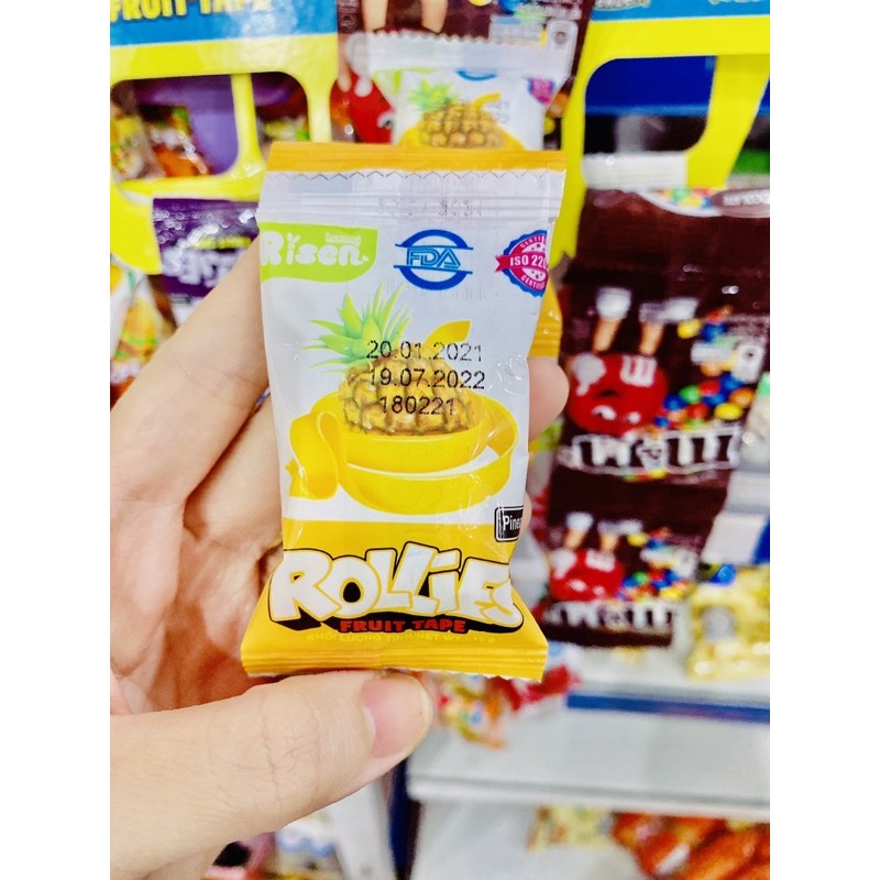 Kẹo Dẻo Cuộn Rollies Risen 350G
