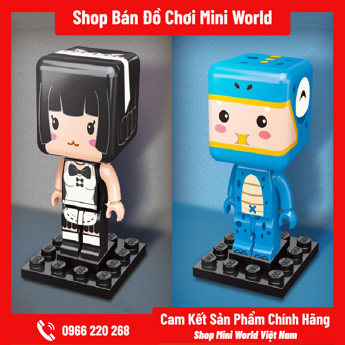 Mô hình Mini World Nhân Vật Bí Ẩn [Trọn Bộ Gồm 8 Hộp]