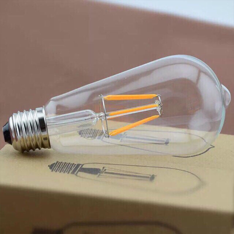 Bóng đèn Vintage Edison ST64 4W E27 GIẢ BÓNG SỢI ĐỐT