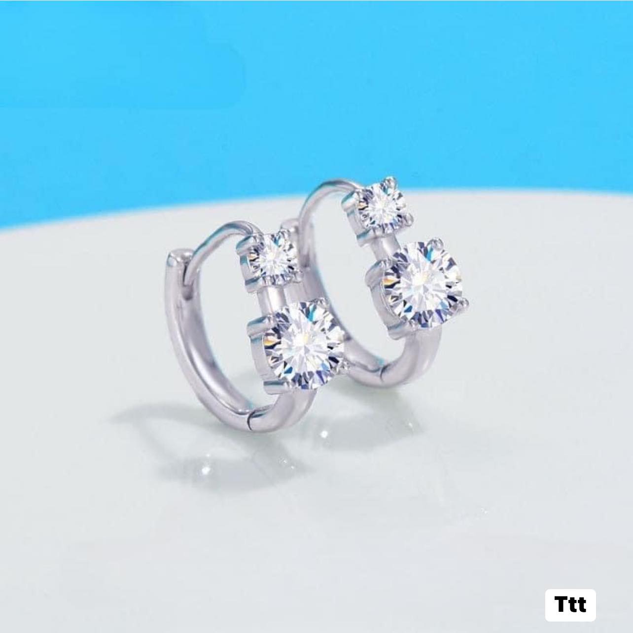 Bông tai bạc thời trang chất liệu bạc s925 MS0051