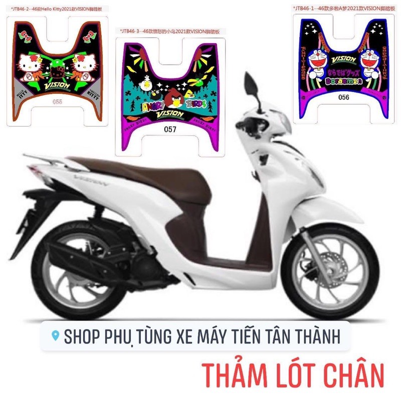 Thảm lót chân hình hình thú vision 2021