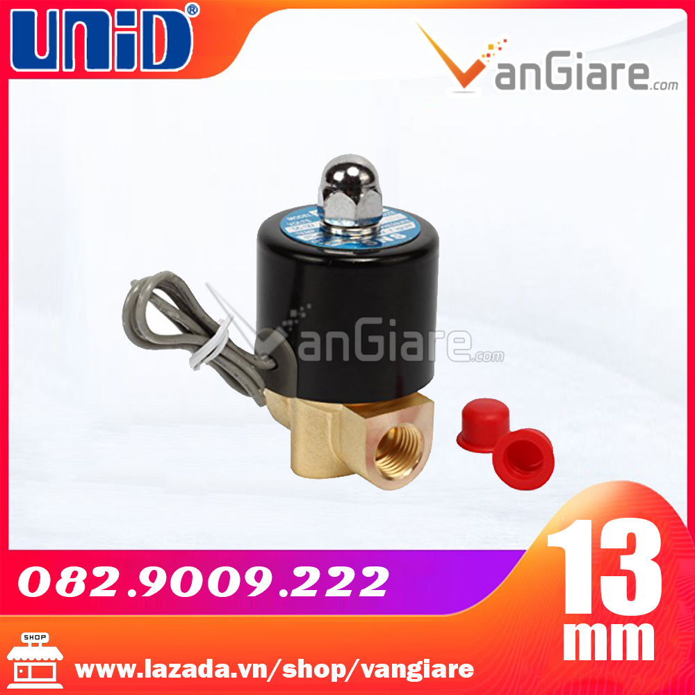 Van điện từ 13mm (Đầu coil nhập XỊN) UD8 Uni-D (12v, 24v, 110v, 220v)