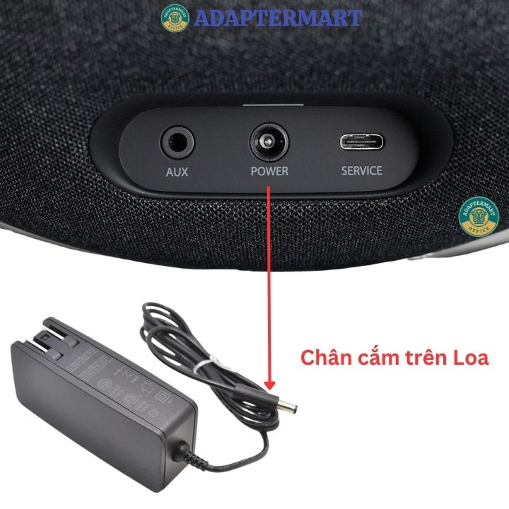 Dây sạc loa bluetooth Harman/kardon 19v 2a bản gốc chính hãng