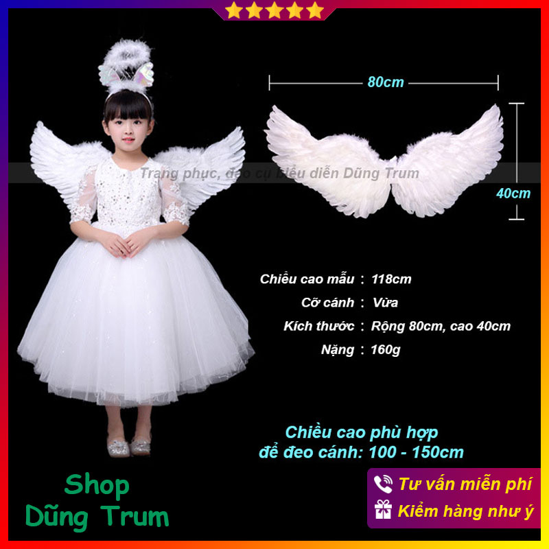 Cánh thiên thần cỡ vừa, cánh hóa trang thiên thần