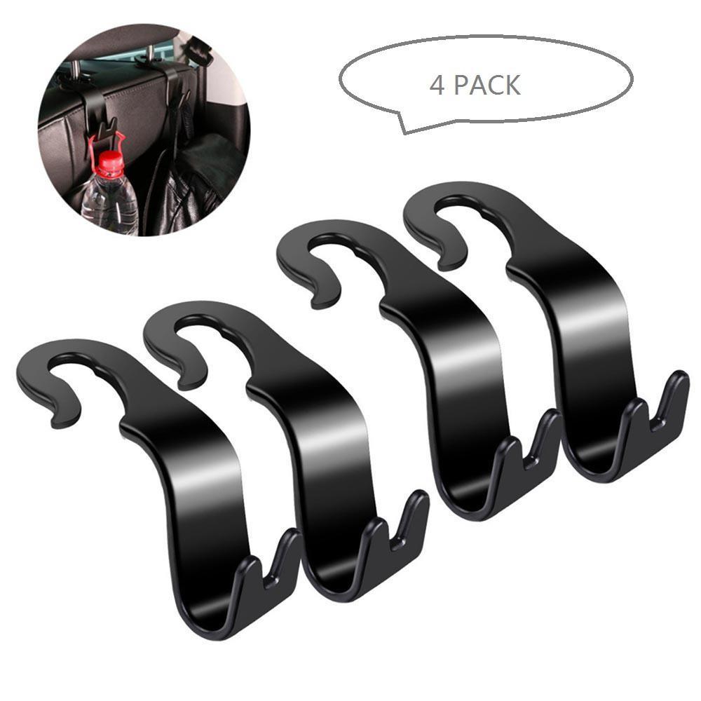 Combo 2/3/4 cái giá móc treo đa năng gắn tựa đầu treo đồ vật sau ghế ô tô, xe hơi chịu tải đến 5kg