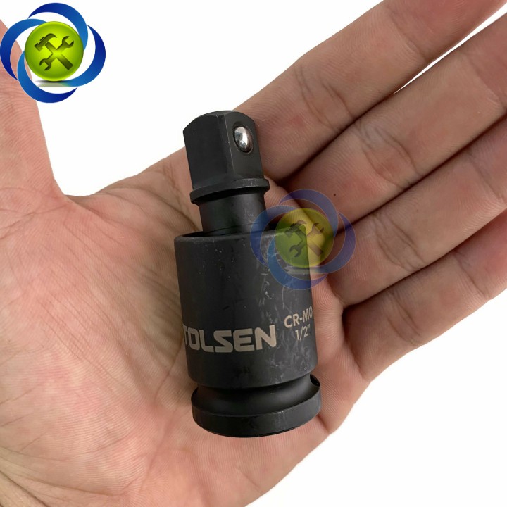 [HCM]Đầu nối lắc léo đen 1/2 Tolsen 18288