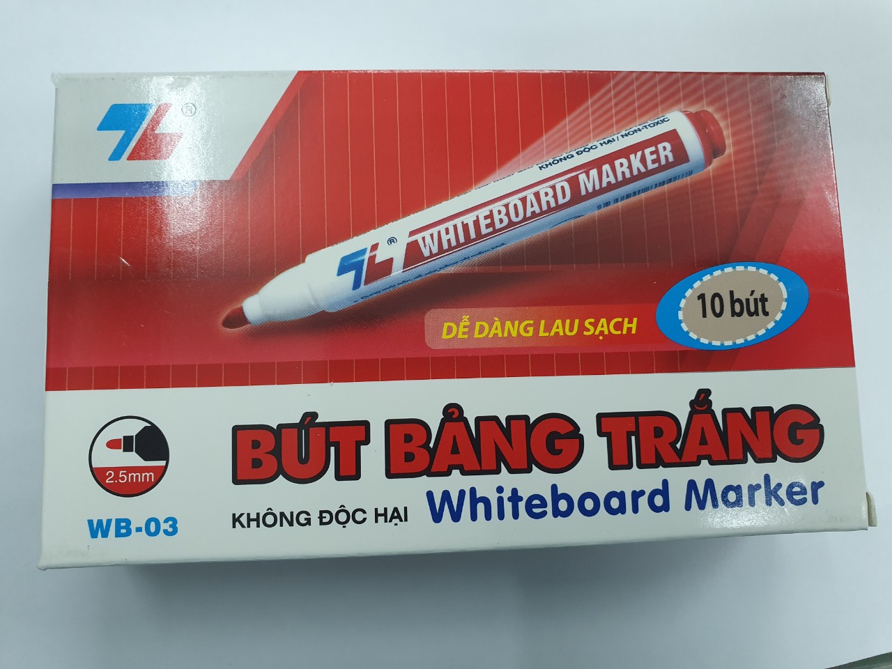 Bút lông bảng TL WB03 White Board Marker ̣̣̣̣̣( combo 5 bút )