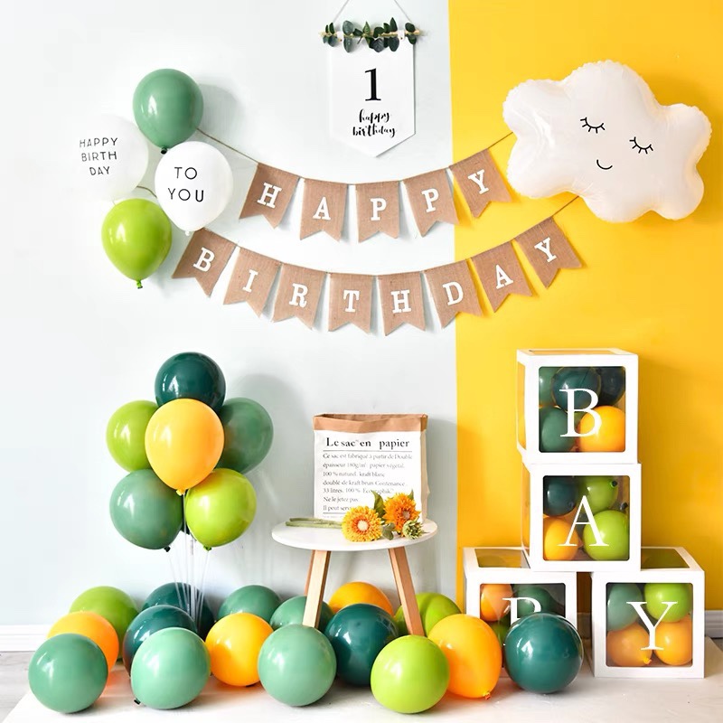 set trang trí sinh nhật bé trai,bé gái Hàn Quốc