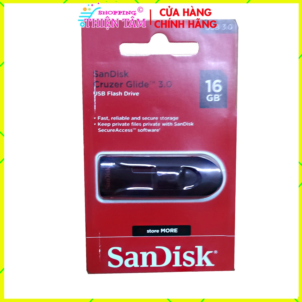 USB Dành Cho Pc Laptop SanDisk CZ600 16GB - USB 3.0 Computer Thiện Tâm