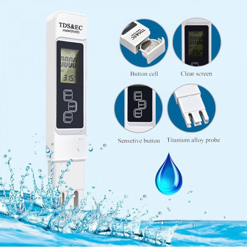 Combo bút thử nước TDS&EC và máy điện phân