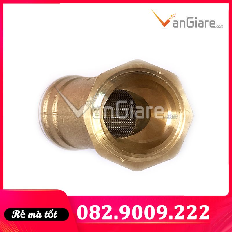 Van y lọc 21 27 34 (lọc rác ống nước) đồng thau
