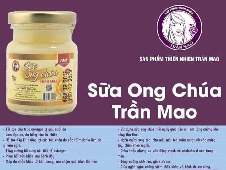 Sữa ong chúa  Trần Mao 100gr