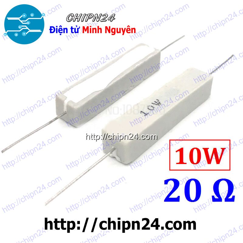 Điện trở sứ 20r 10w