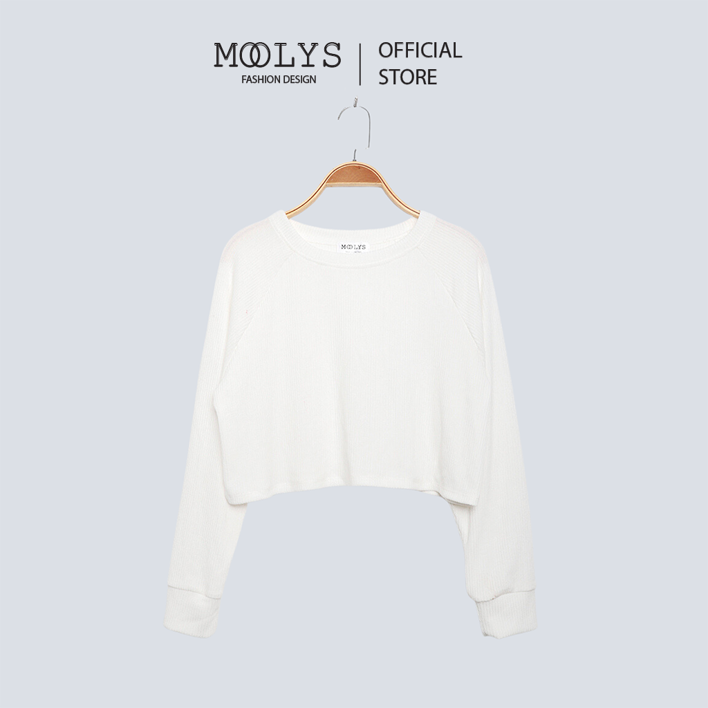 Áo croptop dài tay basic Moolys MC007