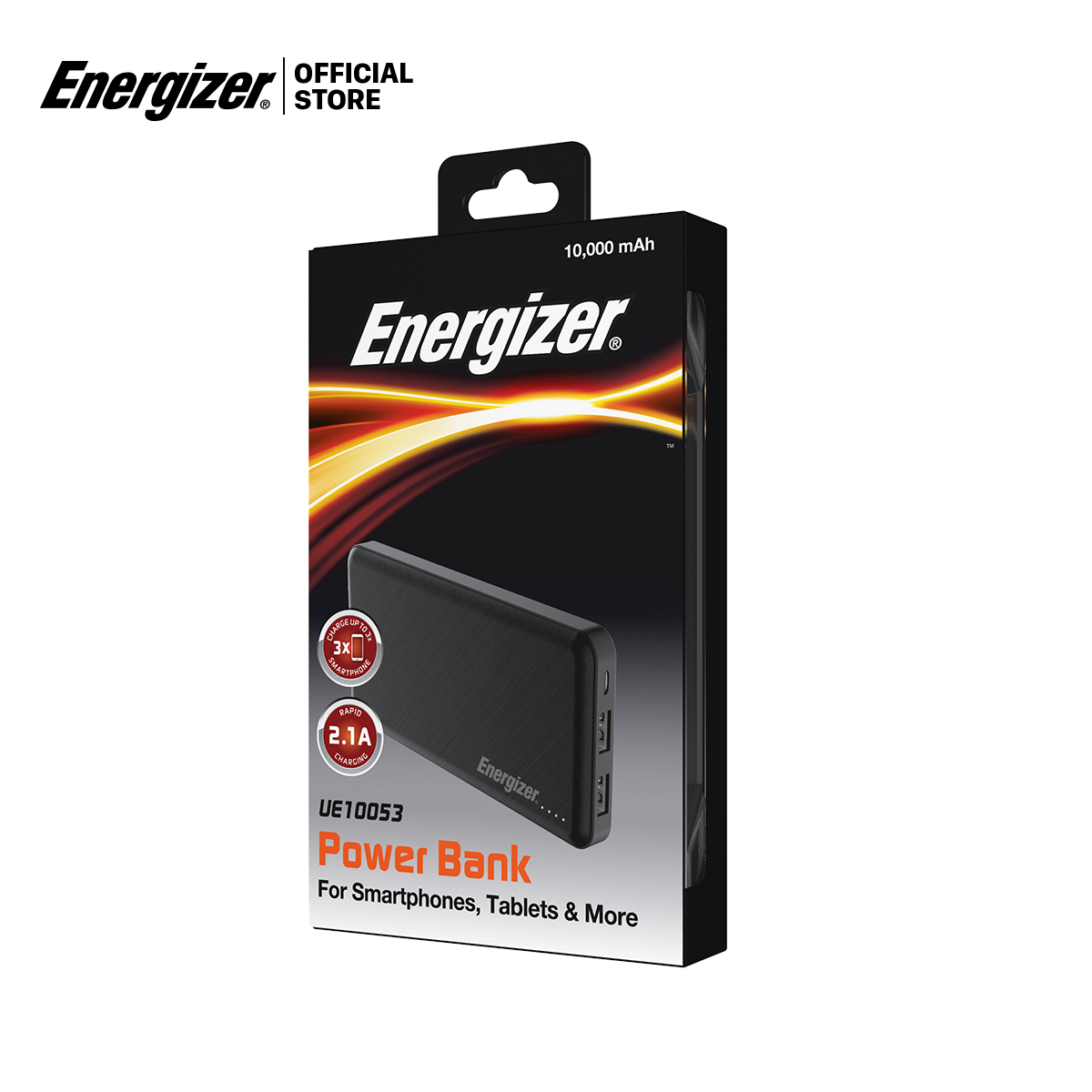 Sạc dự phòng Energizer 10,000mAh /3.7V Li-Polymer - UE10053