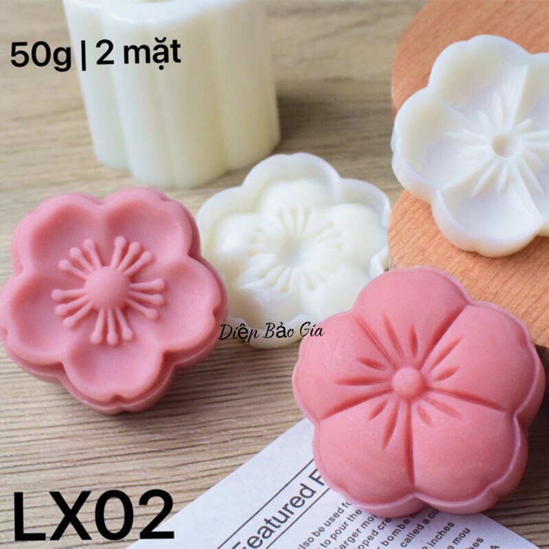 Khuôn trung thu 50g LX02